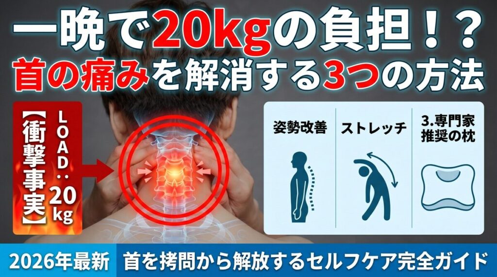 【2026年最新】専門家が教える：首の拷問から解放！今すぐできる3つの解消法