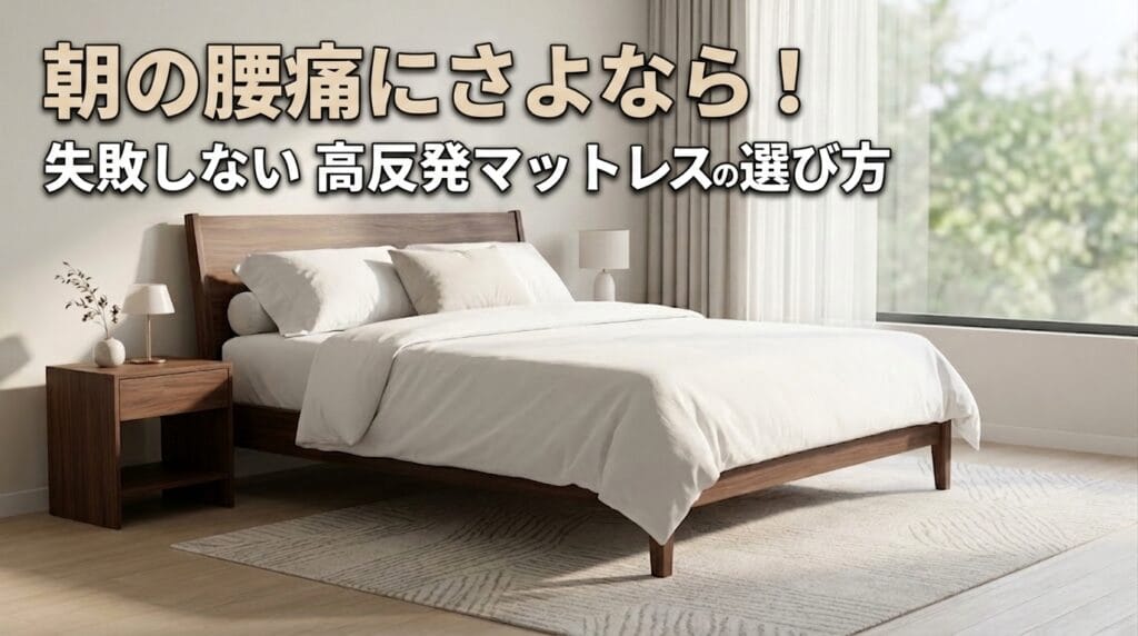 朝の腰痛にさよなら！失敗しない高反発マットレスの選び方