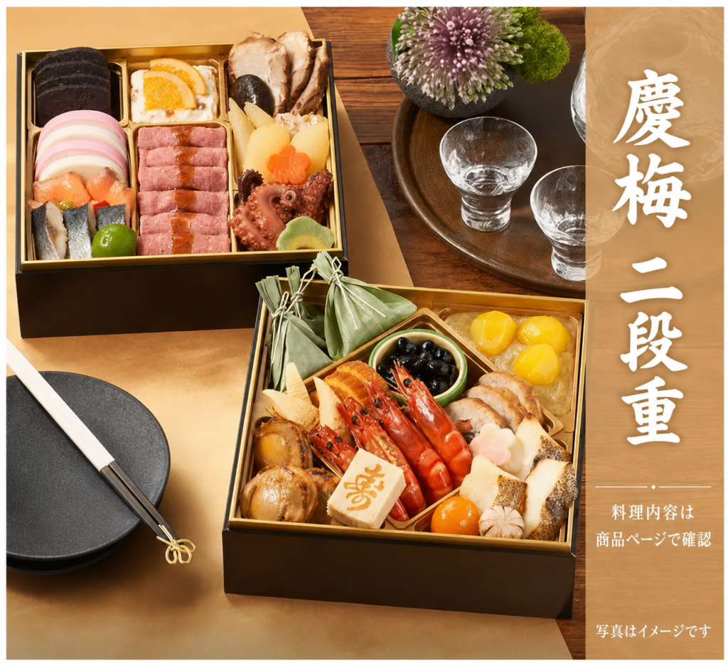 慶梅 二段重（イメージ）