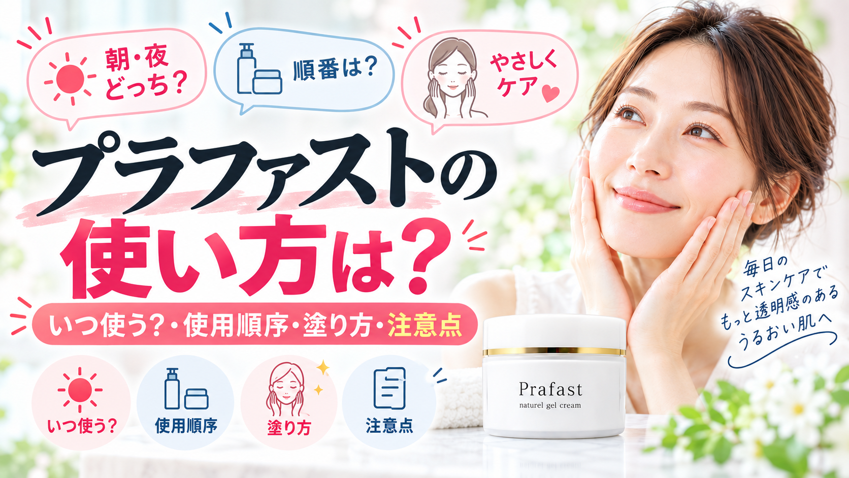 プラファストの使い方・使用順序・塗り方を解説するアイキャッチ画像