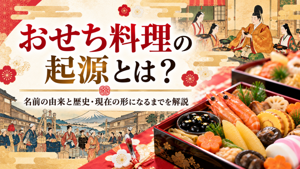 おせち料理の起源とは？名前の由来と歴史・現在の形になるまでを解説｜おせちのイロハ