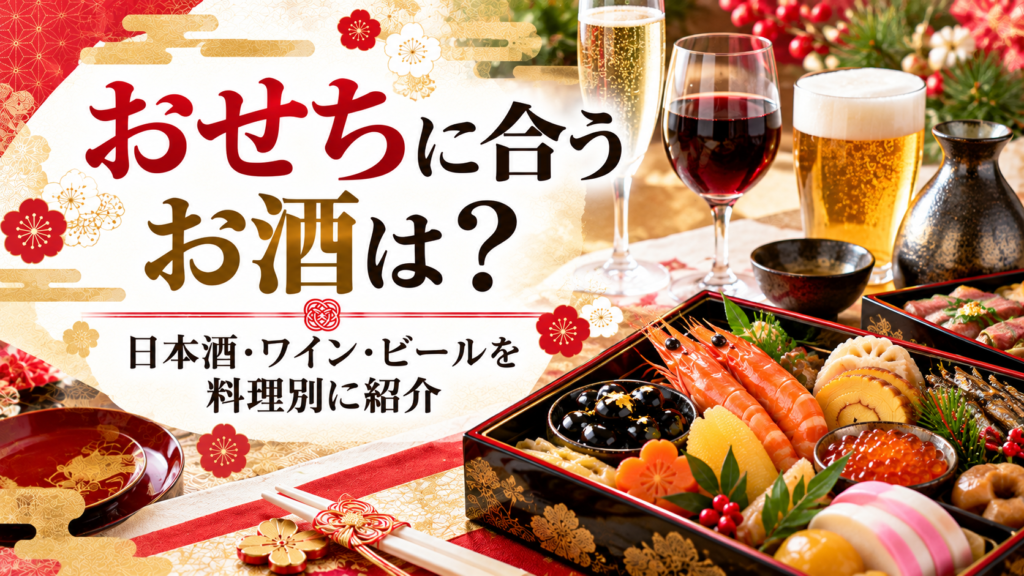 おせちに合うお酒は？日本酒・ワイン・ビールを料理別に紹介｜おせちのイロハ